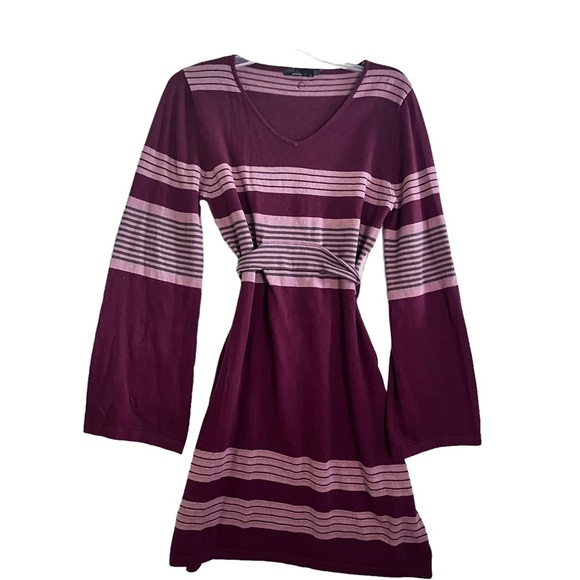 prAna burgundy Sydney Sweater Dress Size L - Picture 2 of 7